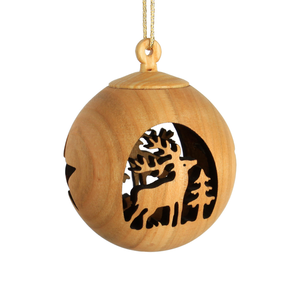 Weihnachtskugel Motiv: Hirsch