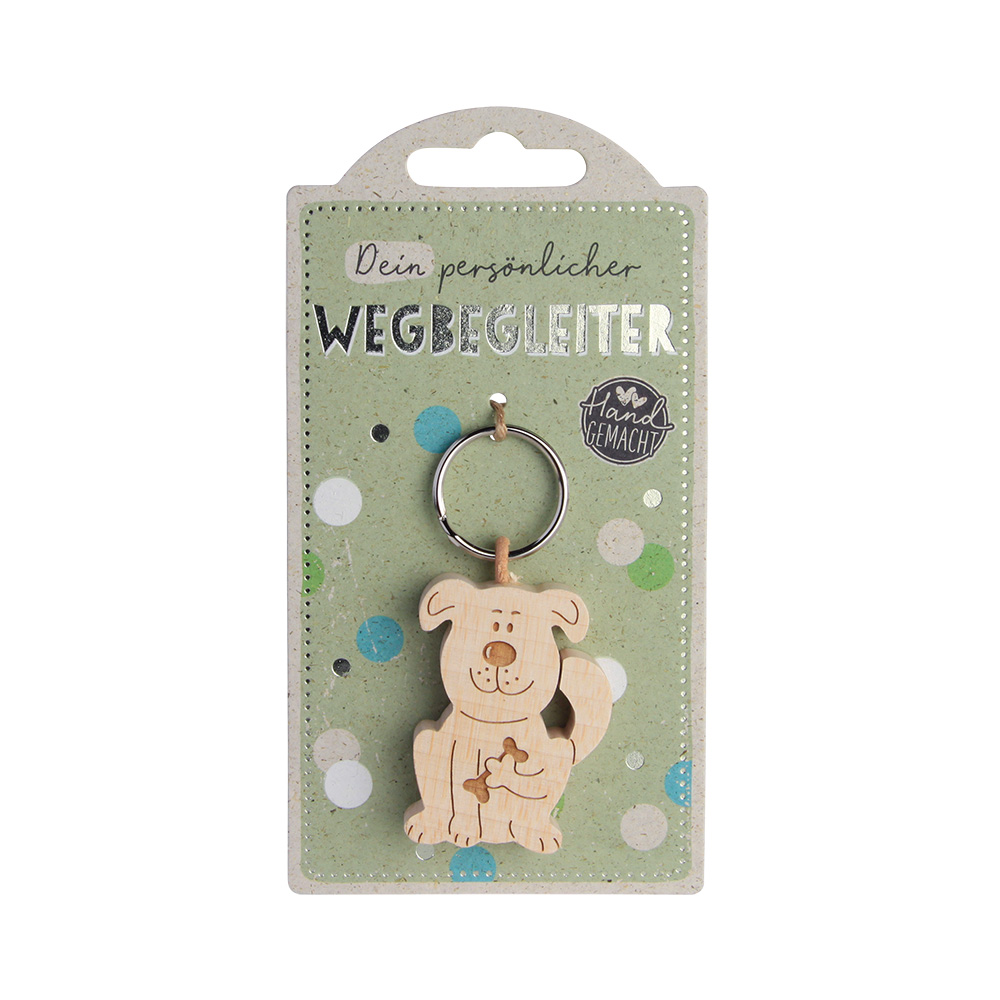 LuckyKeys: Hund sitzend
