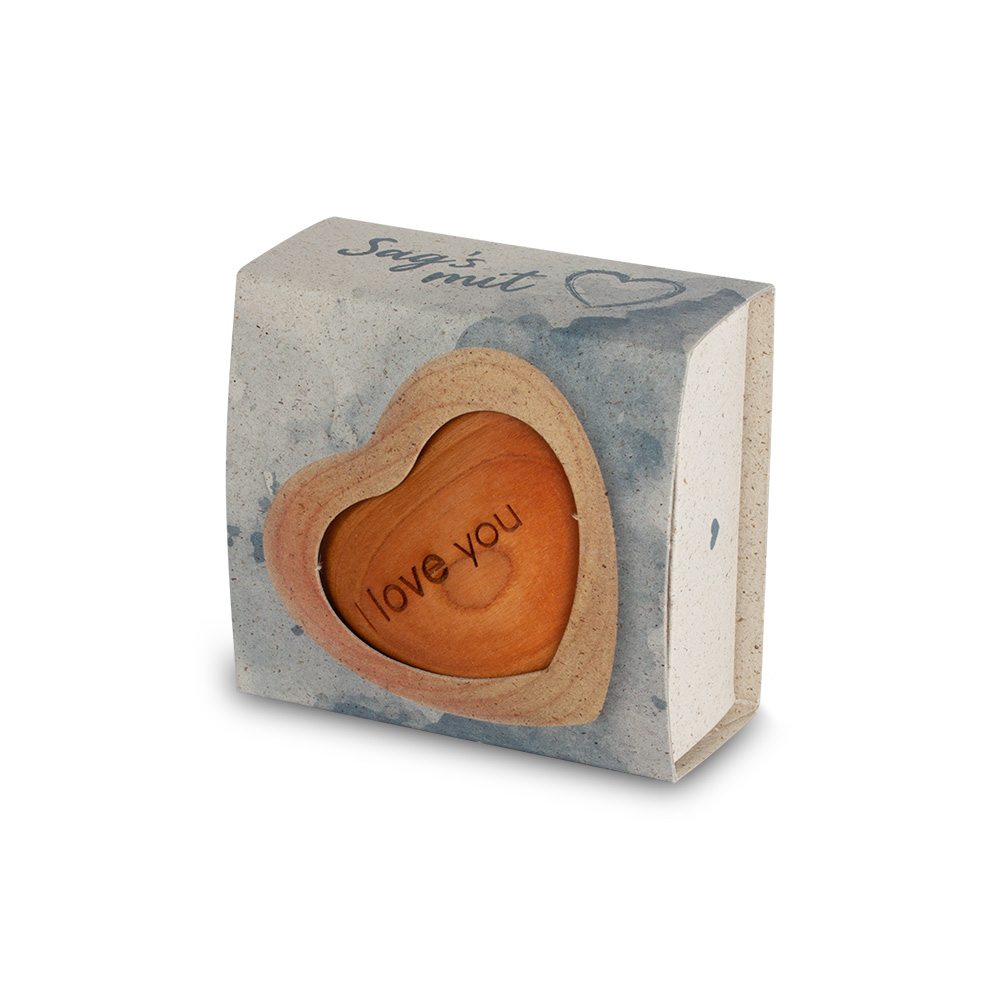 Herz symmetrisch Gr. 1: "I love you"