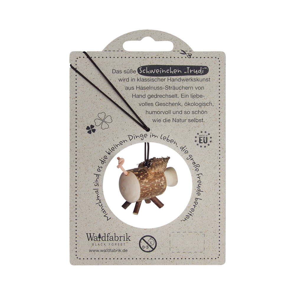 Glücksschweinchen Schweinchen Trudi fliegend