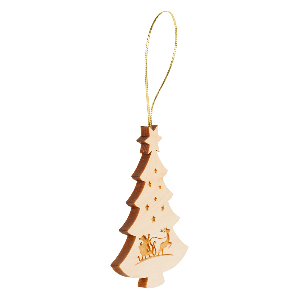 Anh. Zirben-Weihnachtsbaum: Schlittenfahrt