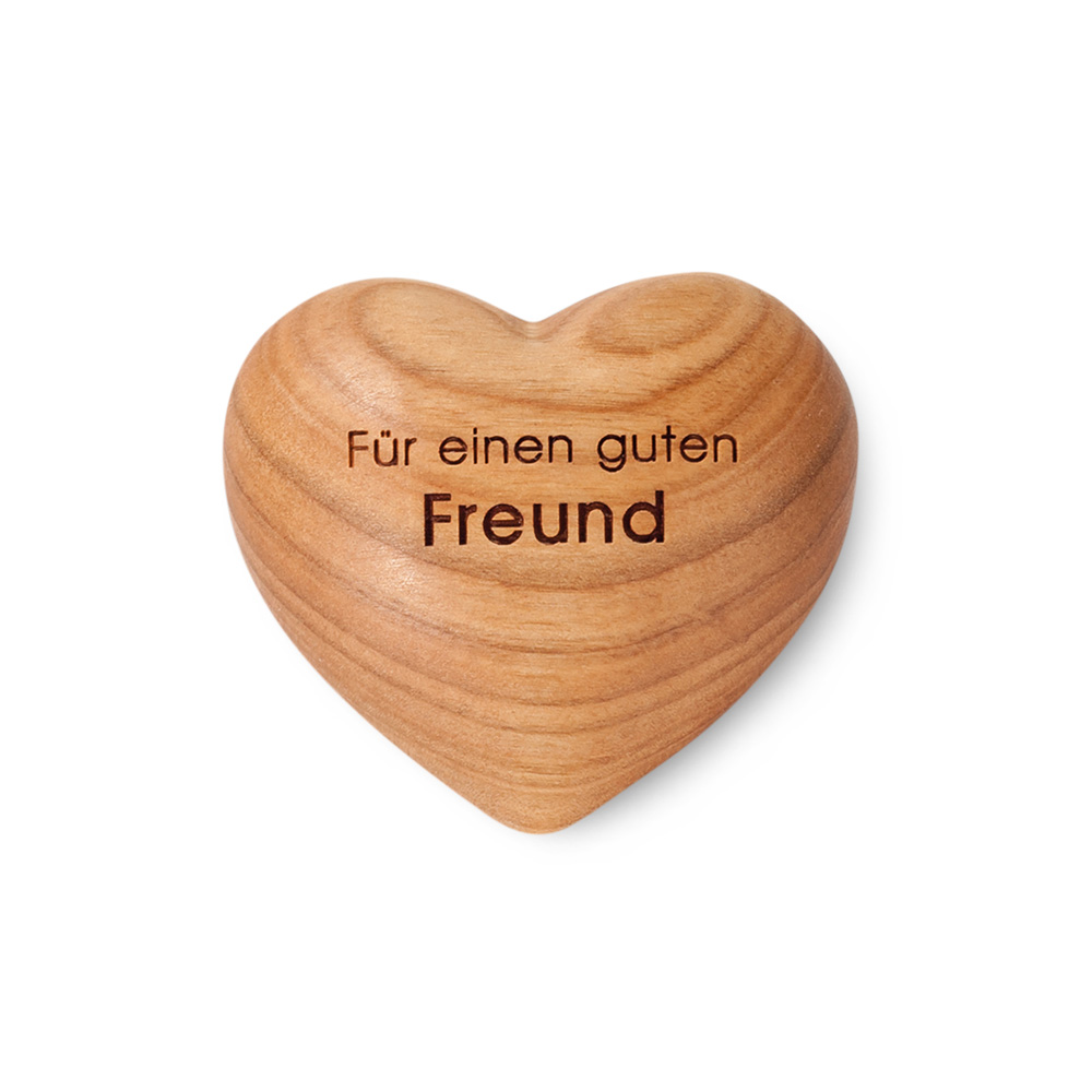 Herz symmetrisch Gr. 1: "Für einen guten Freund"