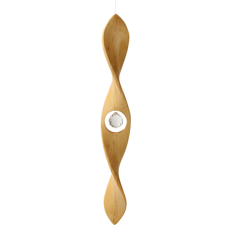 Spirale mit 1 Kristall