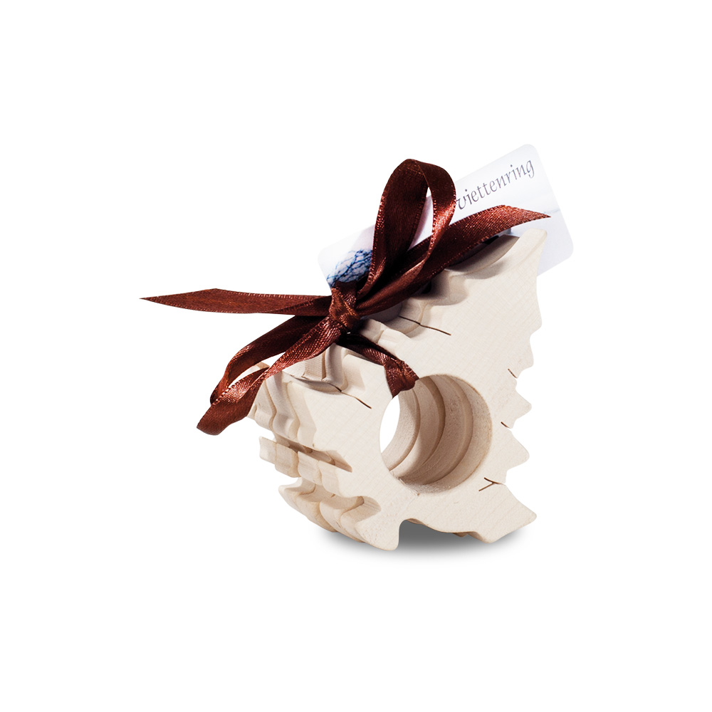 Set Servietten-Ringe 4-tlg.: Tannenbaum