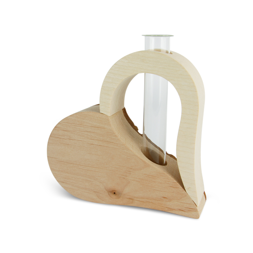 Herz-Vase Yin-Yang