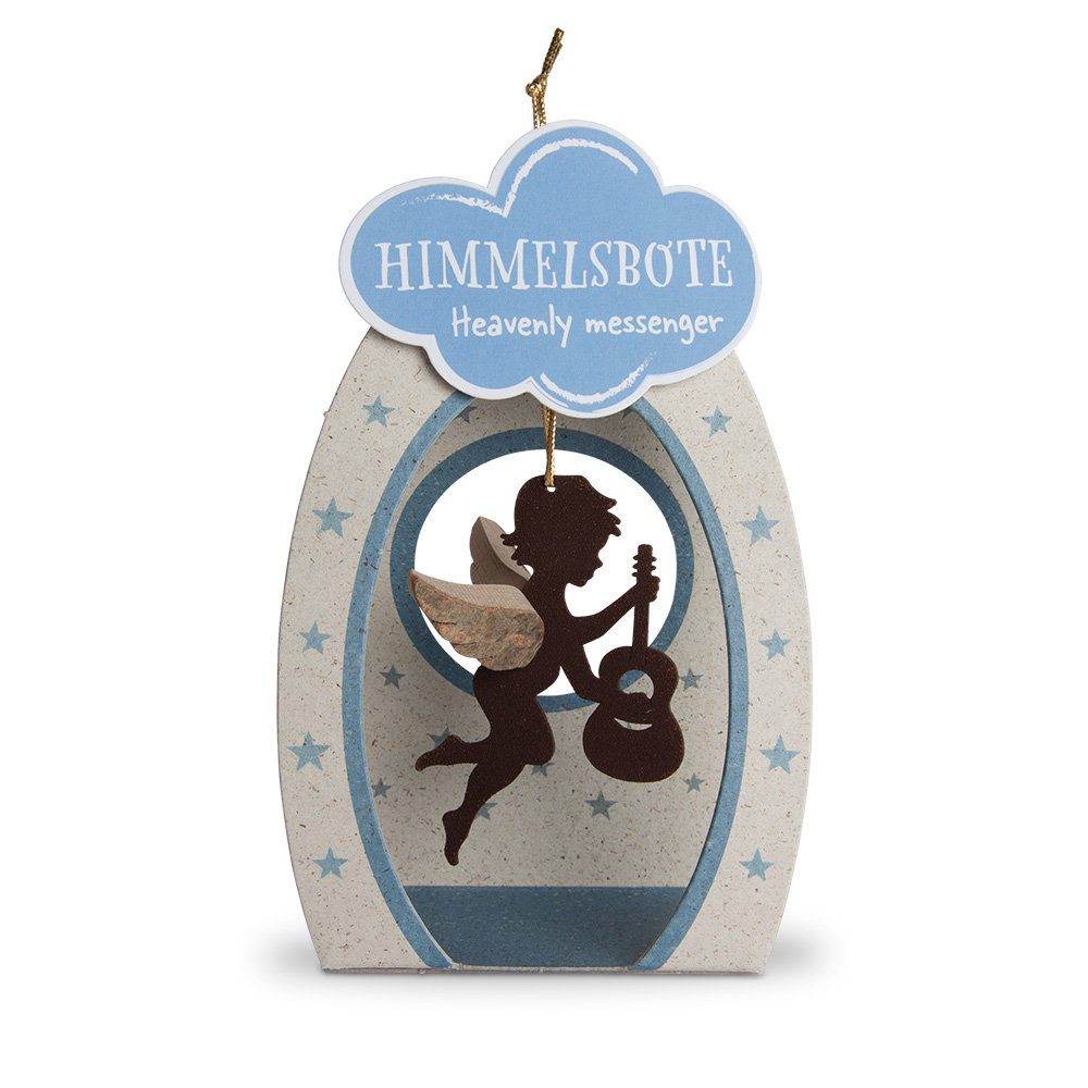 Himmelsbote - Rost-Engel mit Gitarre