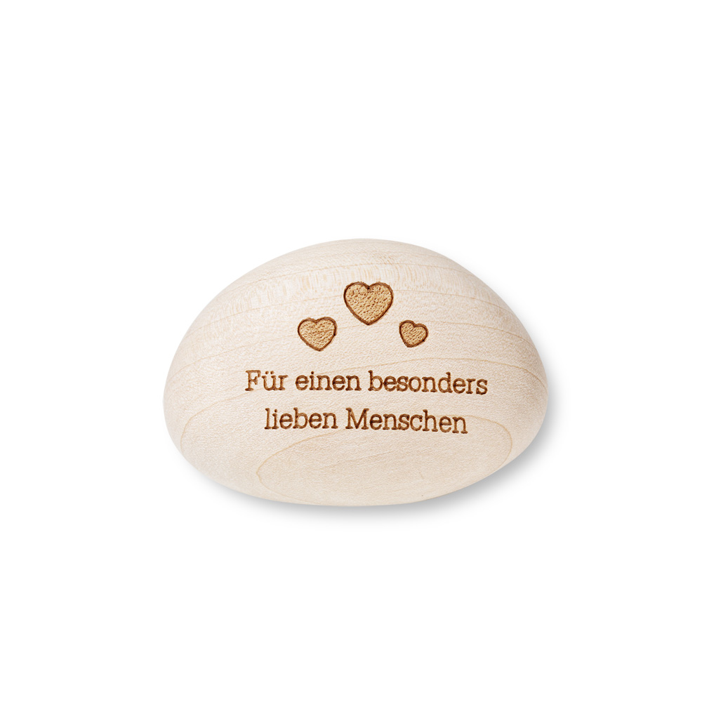 Botschaftsstein Gr. 1: "Für einen besonders..."