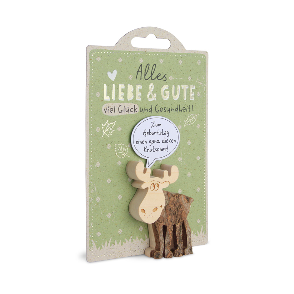 HappyAnimals - Alles Liebe…, Elch: "Zum..."