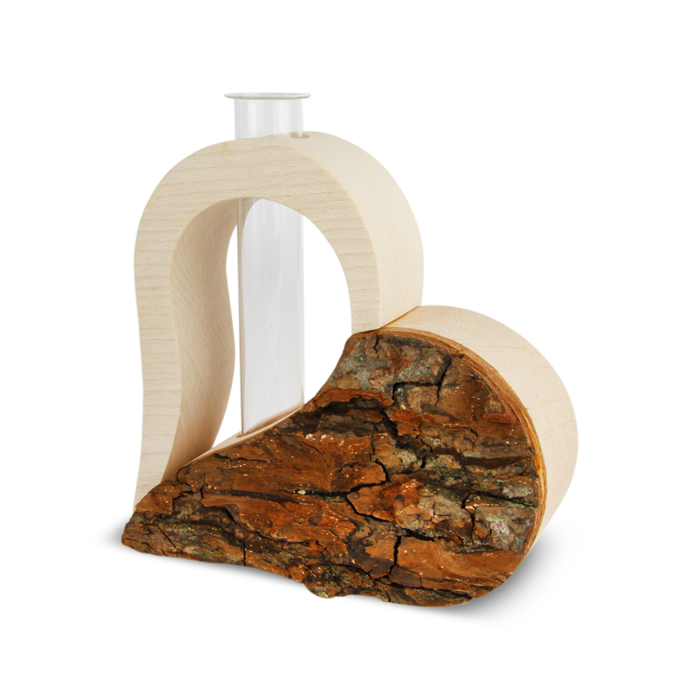 Herz-Vase Yin-Yang