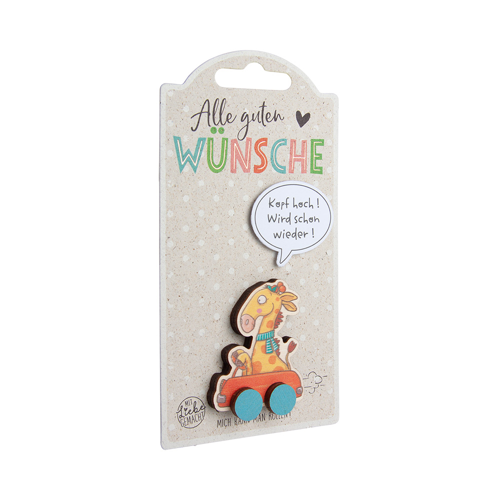Rollies A - Wünsche: Giraffe "Kopf hoch!..."