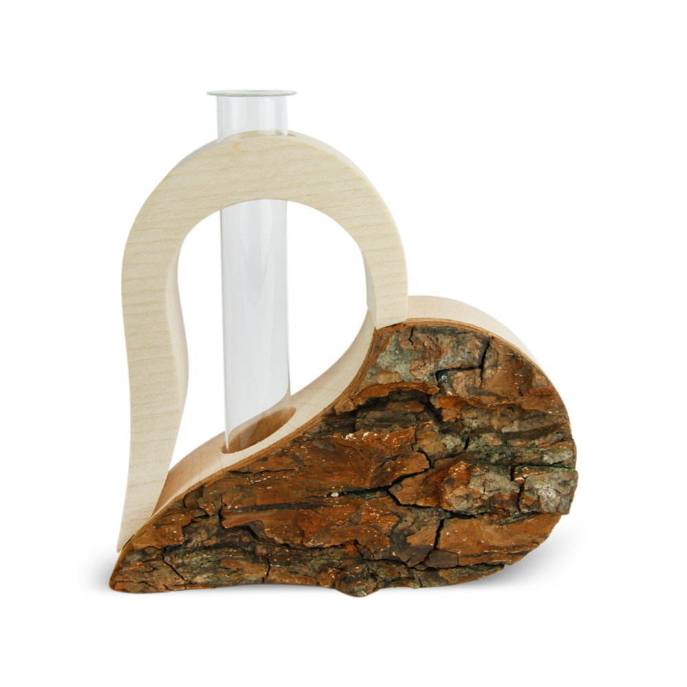 Herz-Vase Yin-Yang