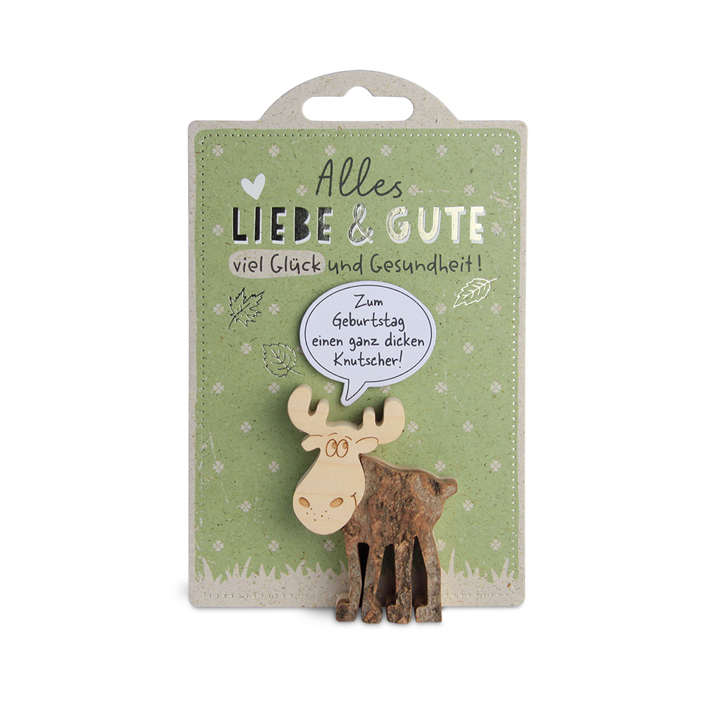 HappyAnimals - Alles Liebe…, Elch: "Zum..."