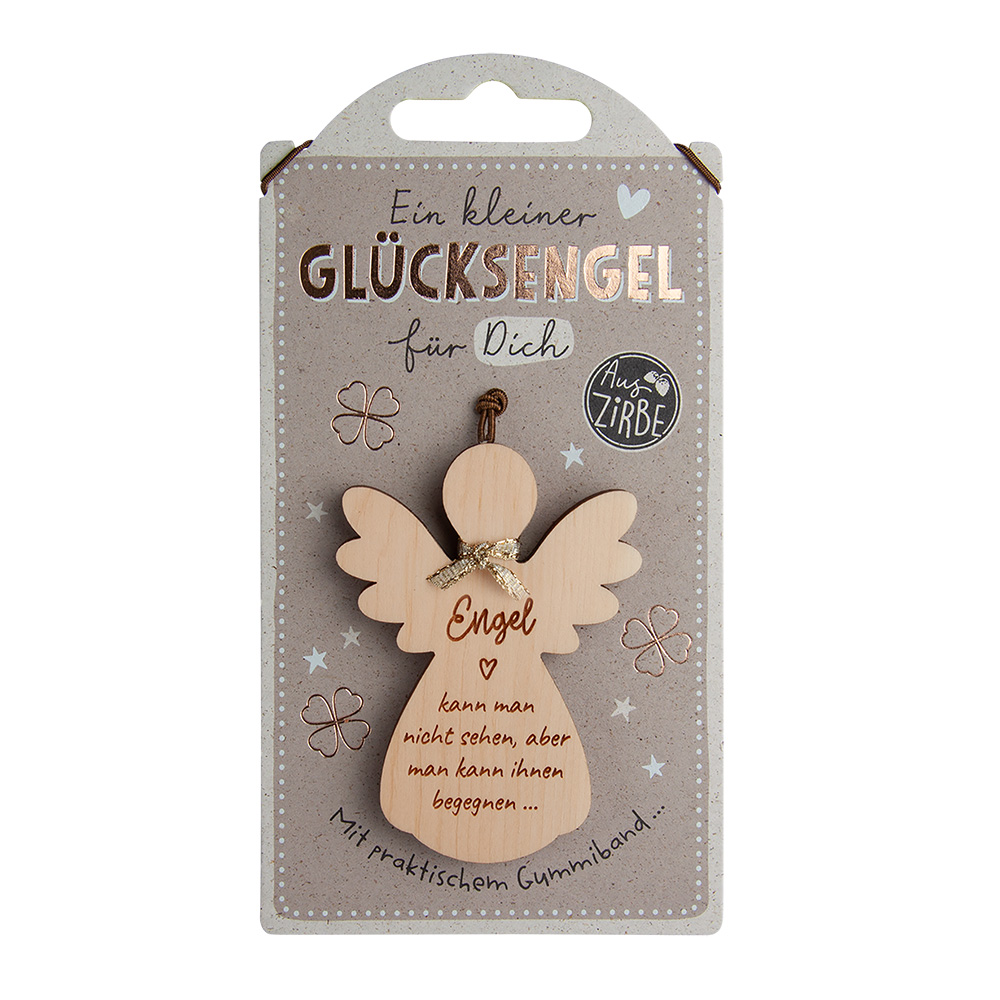 LuckyAngels - Engel aus Zirbe: "Engel kann..."